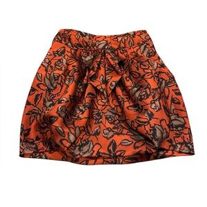 EVA FRANCO ANTHRO MISSIVE RARE ORANGE BLACK BUBBLE MINI SKIRT 2